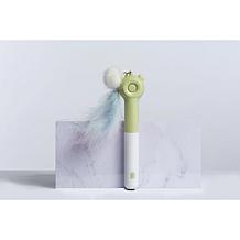 Pet Life "KITIQUE" 3-in-1 Extendable Feather & Laser Wand Cat Teaser