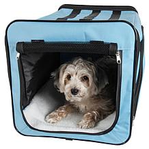 Pet Life Large Expandable Collapsible Travel Pet Dog Crate