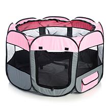 Pet Life Large Lightweight Wire-Framed Collapsible Pet Playpen