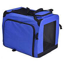 Pet Life Large Soft Folding Collapsible Expandable Pet Dog Crate