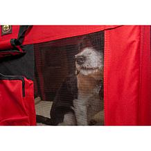 Pet Life Medium Folding Deluxe 360 Vista View House Pet Crate