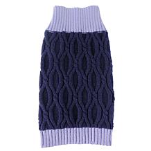 Pet Life Oval Weaved Heavy Knitted Fashion Designer Dog Sweater