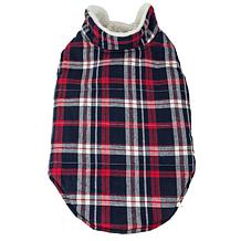 Pet Life Puddler Classic Plaid Insulated Dog Coat