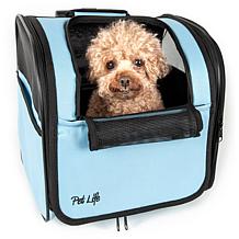 Pet Life Wheeled Travel Pet Carrier with Telescoping Handle