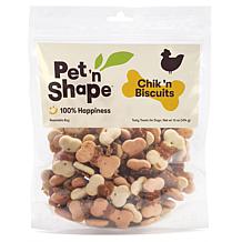 Pet 'n Shape Chik 'n Biscuits Dog Treats, Treats in Resealable Bag