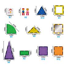 PicassoTiles 63-piece Magnetic Tile Window and Door