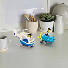 PicassoTiles Aircraft Character Figure Set