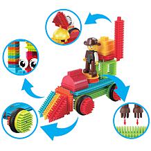 PicassoTiles PTB116 Bristle Shape Blocks 116pc Building Set