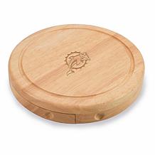 Picnic Time Brie Cheese Board - Miami Dolphins