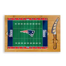 Picnic Time Glass Top Cutting Board-NE. Patriots