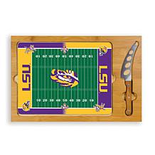 Picnic Time Glass Top Cutting Set - Louisiana State Un.