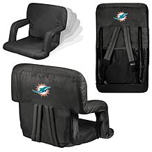 Picnic Time Ventura Folding Chair-Miami Dolphins