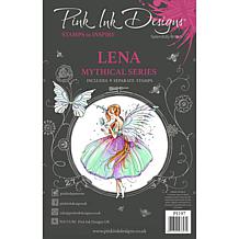 Pink Ink Designs  Lena 6" x 8" in Clear Stamp Set