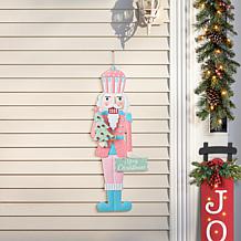 Pink Nutcracker Yard Stake 36" H x 8.25" L x 2" W