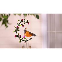 Plow & Hearth Metal Bird Hanging Wind Chime