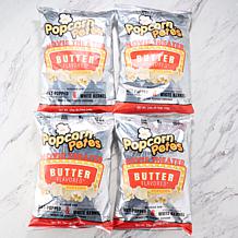 Popcorn Pete's 4pk Movie Theater Butter Gourmet Popped Popcorn Bags