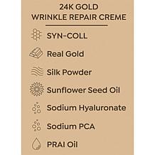 PRAI Beauty 3.4oz 24K Gold Wrinkle Repair Night Creme Ladybug Jar AS