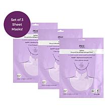 PRAI Beauty AGELESS 3-Pack Throat & Décolletage Hydrogel Masks
