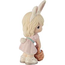 Precious Moments 212015 Wishing You a Hoppy Easter Figurine Girl
