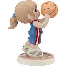 Precious Moments Take Your Best Shot Figurine - Fair Skin, Brown Hair