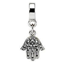 Prerogatives Sterling Silver Hamsa Dangle Bead