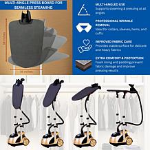 Professional-Quality 1500W Garment Steamer with 1.8L Tank