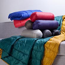 PUFF 50x70 Indoor/Outdoor Quilted Nylon Water Resistant Packable Throw