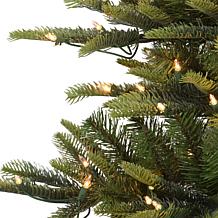 Puleo 4-1/2 ft. Pre-Lit Arctic Fir Artificial Christmas Tree