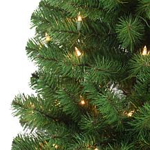 Puleo 4.5 ft. Noble Fir Artificial Christmas Tree w/250 Clear Lights