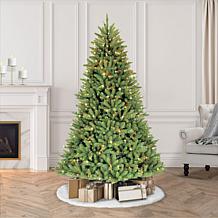 Puleo 7.5' Franklin Fir Artificial Christmas Tree w/750 Clear Lights