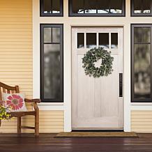 Puleo International 24" Artificial Eucalyptus Floral Spring Wreath