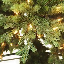 Puleo International 9' Pre-Lit Slim Balsam Fir  Christmas Tree