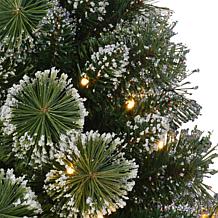 Puleo Intl. Pre-Lit 2' Table Top Artificial Christmas Tree in Tan Sac
