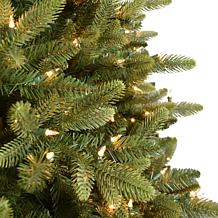 Puleo Intl. PreLit 7.5' Slim Westford Spruce Artificial Christmas Tree