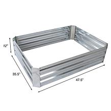 Pure Garden Raised Garden Bed w/ Adjustable Sides - Rectangle