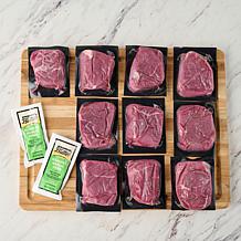 Pureland 10ct 5oz Black Angus Sirloin Steaks w/Butter 6/15 Auto-Ship®