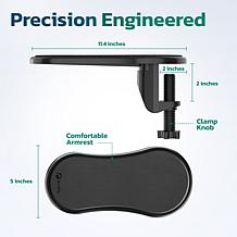 Purely E5620 Adjustable Ergonomic Arm Rest for Desk