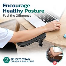 Purely E5620 Adjustable Ergonomic Arm Rest for Desk