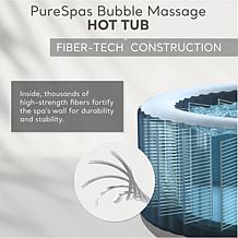 PureSpa Sahara Tan Round Bubble Spa - 6 Person