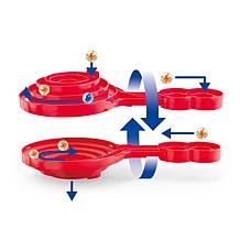 Quadrilla Super Spiral Wooden Marble Run 101 Piece Construction Set