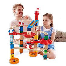 Quadrilla Super Spiral Wooden Marble Run 101 Piece Construction Set