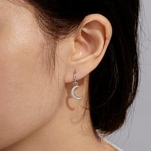 Radiance by Absolute™ 0.98ctw Charm Hoop Earrings 3-piece Set