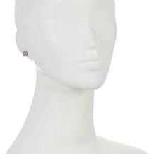 Radiance by Absolute™ 100-Facet Round Halo Stud Earrings