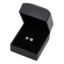 Radiance by Absolute™ 10K 2.8ctw Asscher Cut Solitaire Stud Earrings