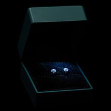 Radiance by Absolute™ 10K Gold 1ctw 100-Facet Round Stud Earrings