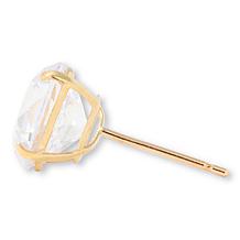 Radiance by Absolute™ 10K Gold 4ctw 100-Facet Round Stud Earrings