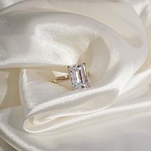 Radiance by Absolute™ 14.10ctw Emerald Cut Solitaire Ring