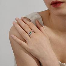 Radiance by Absolute™ 1.55ctw Semi-Eternity Rainbow Ring