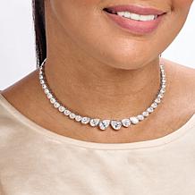 Radiance by Absolute™ 16" 75.35ctw Pear-Cut Stone Statement Necklace