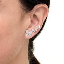 Radiance by Absolute™ 1.60ctw Butterfly Cascade Earrings